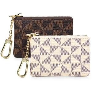 2PCS Coin Purse Mini Zip Key Chain Pouch Change Wallet Coin Pocket for Women ... - Picture 1 of 7