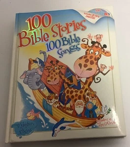 100 Bible Stories Songs Hardcover ELKINS Used Music 2 CD Disc Book - Picture 1 of 11