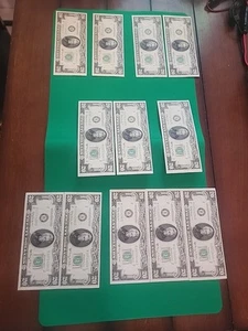 $20 1950E Federal Reserve Note series E × 12 - Picture 1 of 8