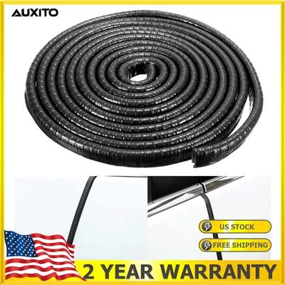 Sello de goma 5M tira climática puerta ventana cerradura maletero capó borde moldura con hoja de acero Foto 1 de 4