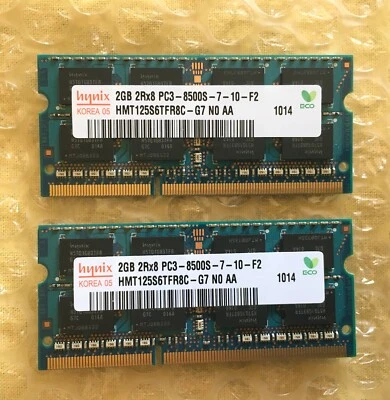 Kit 4gb RAM PC3-8500s Hynix  - Immagine 1 di 2