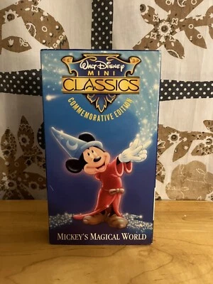 Walt Disney Mini Classics Mickey’s Magical World  VHS Great Condition Working Foto 1 de 4