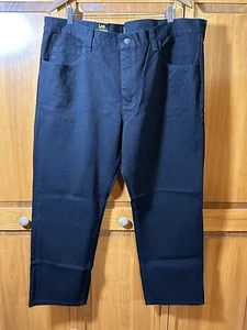 Lee Men's Regular Fit Straight Leg 5 Pocket Jeans - Double Black Sz 44/ 30 NEW - Picture 1 of 5