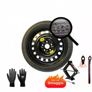 Ruotino di scorta 17" per Mg Zs Benzina Fino a 2024 con cric 1T OMAGGIO dot 4524 - Afbeelding 1 van 5