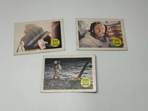 3 x A&BC Man On The Moon Gum Cards inc Neil Armstrong - Picture 1 of 5