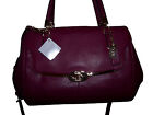 Nwt Coach Madison Small Madeline East/west Satchel In Leather - 25169 