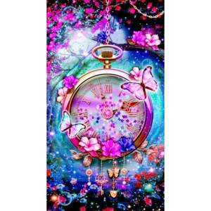 Aisen fai da te Diamond Painting orologio completo farfalla ricamo diamante