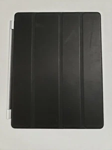 Official Genuine Apple iPad 2,3,4 Smart Cover Black Leather (Originally £60)  - Picture 1 of 3