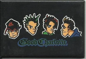 GOOD CHARLOTTE cartoon group 2003 FRIDGE MAGNET official merchandise IMPORT - Imagen 1 de 1