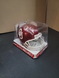 Riddell Oklahoma Sooners Non-Speed Mini-Helmet Signed Jason White - Picture 1 of 5