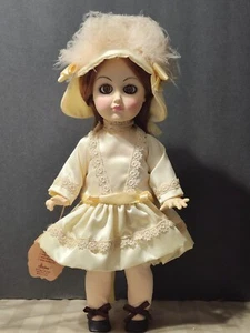 VINTAGE EFFANBEE'S PETITE FILLES SAMMLUNG 16 ZOLL DENISE PUPPE HASELNUSS SCHLAFAUGEN - Bild 1 von 20