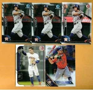 JOSE ALTUVE LOT X15 2015 2016 CHROME HERITAGE DONRUSS ASTROS - Picture 1 of 5