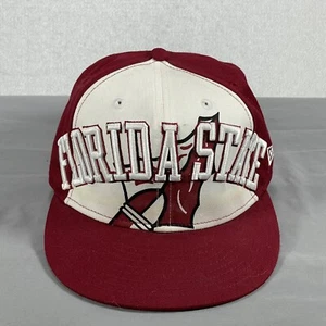 59fifty New Era Florida State Fitted 7-1/8 Stretch Flat Bill Embroidered Hat Cap - Picture 1 of 8