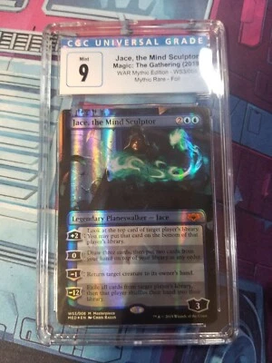 Jace, the Mind Sculptor (War of the Spark: Mythic Edition) *CGC 9* FOIL MTG - Image 1 of 2