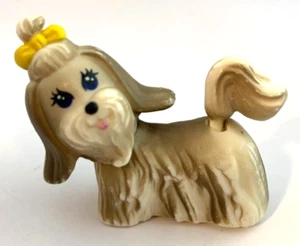 Vintage 1993 Kenner Littlest Pet Shop LPS Lively Shitzu Dog Figure - Picture 1 of 5