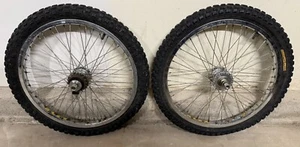 ALEX SUPRA-B PRO 48 SPOKE 3/8 Front Axle 14 MM Rear 20" BMX Rims Hubs Wheels - Picture 1 of 13