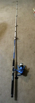 Shakespeare Tiger 2 pc 7ft  Spinning Fishing Rod /Reel Matched Catfish Combo Med - Image 1 of 4