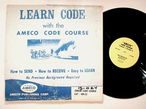 Learn Code With The Ameco Morse Code Junior Code Course Vinyl LP Record - Picture 1 of 4