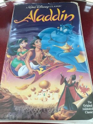 Aladdin VHS Black Diamond Vintage Rare Classic ORIGINAL - Imagen 1 de 4