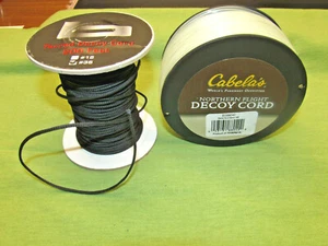 2 Rolls of Decoy Cord - 100' Cabelas & ?' Tarred #36 - Picture 1 of 4