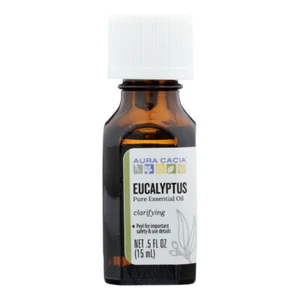 Aura Cacia Pure Essential Oil Eucalyptus Clarifying 0.5 Fluid Ounce Pack of 3 - Picture 1 of 2