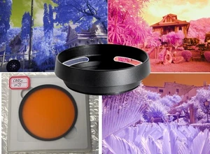 550nm Long Pass Infrared Filter, 49mm     Plus Lens Hood      For Full Spectrum - Picture 1 of 17