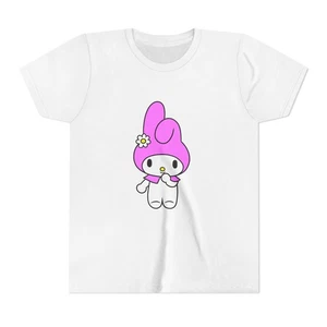Cute My Melody Youth Tee, Kids T-Shirt, Anime Fashion, Birthday Gift, [...] - Picture 1 of 17