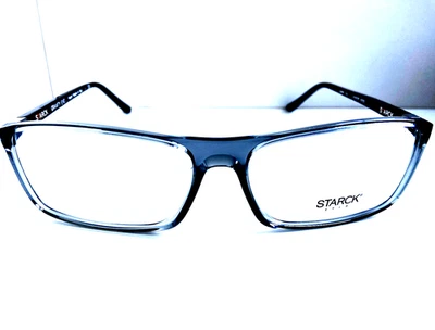 Marco de gafas para hombre STARCK Eyes SH 3031 0003 60 mm gris transparente Italia Foto 1 de 4