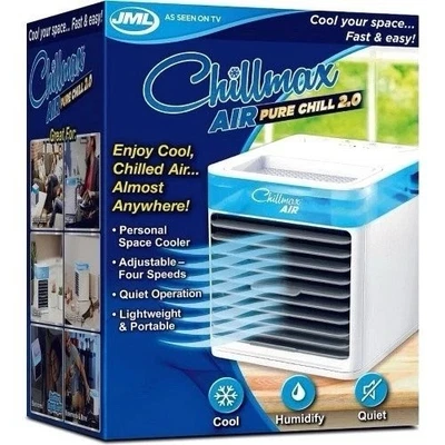 JML Chillmax Air Pure Chill 2.0, Portable Fan and Humidifier, 4-Speed Settings - Image 1 of 4