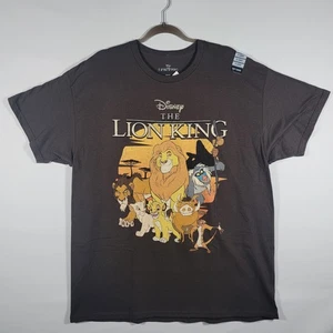 Disney König der Löwen Gruppe T-Shirt Hot Topic Simba Mufasa Narbe XL braun Neu mit Etikett - Bild 1 von 7