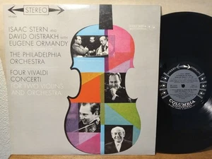 Stern, Oistrakh, Ormandy- Four Vivaldi Concerti Violins LP NM COLUMBIA 6👁STEREO - Picture 1 of 4