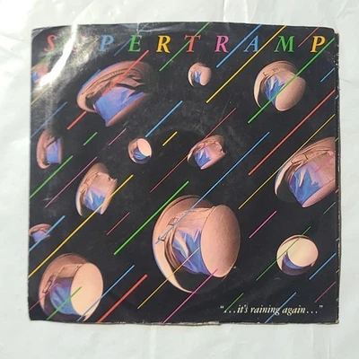 Supertramp ~ It's Raining Again/ Bonnie ~ A&M PS 45 RPM Record - Image 1 of 4