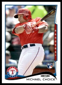 2014 Topps Update Michael Choice Rookie Texas Rangers #US-241 - Picture 1 of 2
