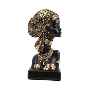 African Statues for Home Decoration,African Figurine and Sculpture for Shelf - Picture 1 of 7