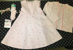 Vintage Gymboree Tea Party dress sweater hair sunglasses  NWT Easter 5 - Picture 1 of 4