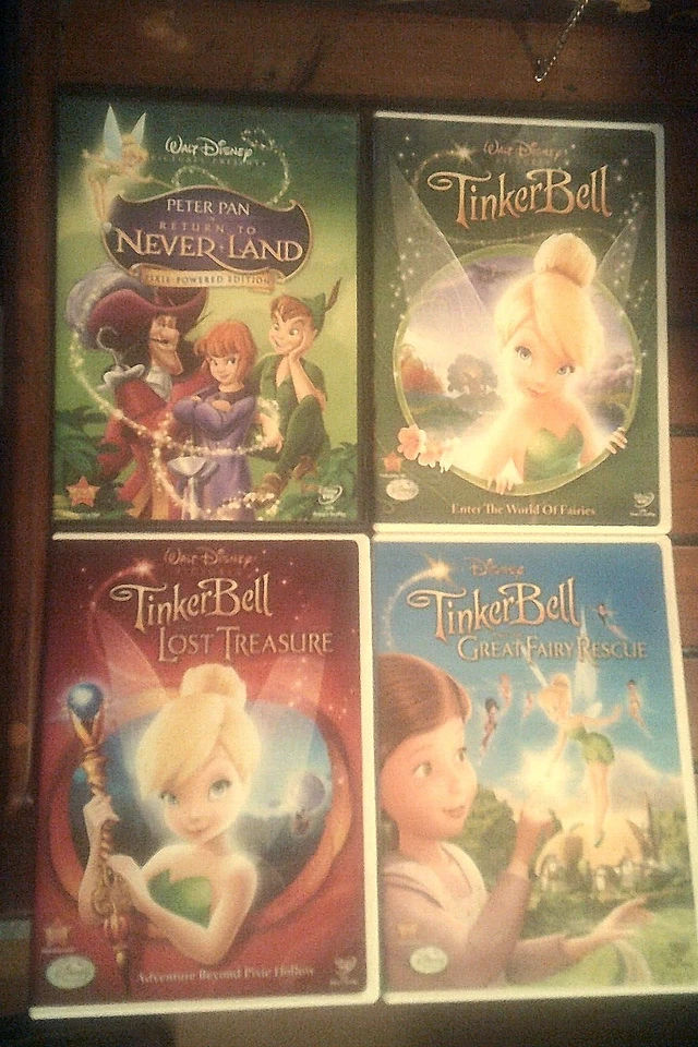 Peter Pan in Return to Never Land + Tinker Bell Trilogy (Disney 4-Film DVDs) - image 1 of 1