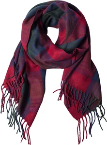 Winter Ladies Scarves Shawl Oversized Ladies Tartan Checked Scarf Blanket Christ - Picture 1 of 6