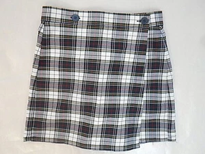 Pantalones uniformes a cuadros multicolor para niñas A+ talla 10 - Imagen 1 de 5