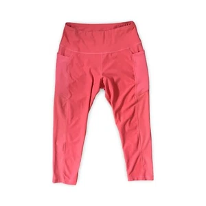 Vogo Athletica Leggings Mujer Mediano Naranja Melocotón Yoga Correr Gimnasio Capri - Imagen 1 de 7