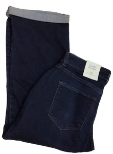 Women's 14 CROFT & BARROW Blue Jean Capri NWT - Picture 1 of 15