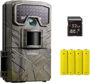 CEYOMUR Wildlife Camera 20MP 1080P Trail Tracking Infrared Hunting Cam BoxXX - Picture 1 of 7