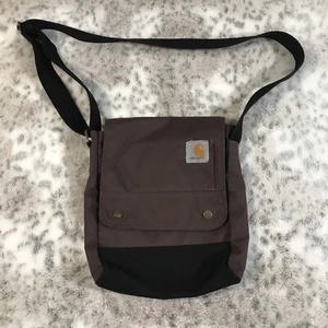 Cartharrt Cross Body Messenger Shoulder Bag Duck Canvas Small Med Work Diaper - Picture 1 of 8