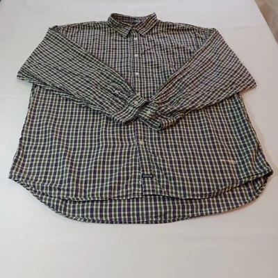 Structure Men's Button Up Long Sleeve Multicolor Plaid Shirt Long Sleeve Size XL - Image 1 of 4