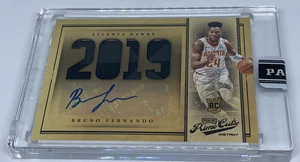 BRUNO FERNANDO 2019 20 Panini Instant Prime Cuts Auto Autograph RC #10/10 Hawks - Picture 1 of 4