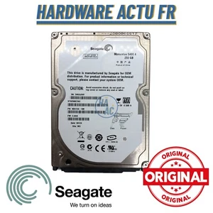 HDD SEAGATE MOMENTUS - 2.5" 250 Go - ST9250827AS - Testé 100% Fonctionnel - Photo 1/4