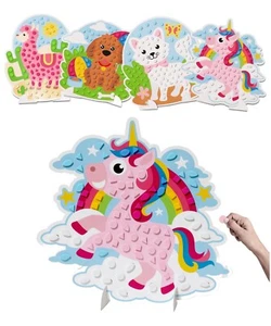 DIY EVA Foam Scene (Makes 4pcs) (Set 1) - Unicorns and More - for 3-5 years old - Picture 1 of 9