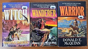 Donald E. Mcquinn 3X Libros de bolsillo de fantasía de ciencia ficción Guerrero, bruja y vagabundo - Imagen 1 de 6