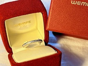 Diamantring / Fa. WEMPE 750 Weißgold, 26 Brillanten ca. 1,0 Karat - Bild 1 von 7