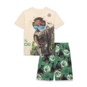 Jurassic World Dinosaur Boys Short Pajamas - Picture 1 of 1