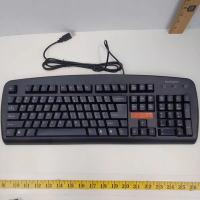 Kensington Comfort Type K64338B USB Wired Black Full Size Computer Keyboard - Image 1 of 4